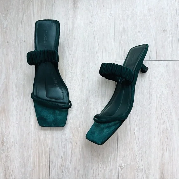 Khaite Georgia Suede Sandal