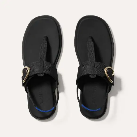Rothy's The T–Strap Sandal - Black Size 6.5