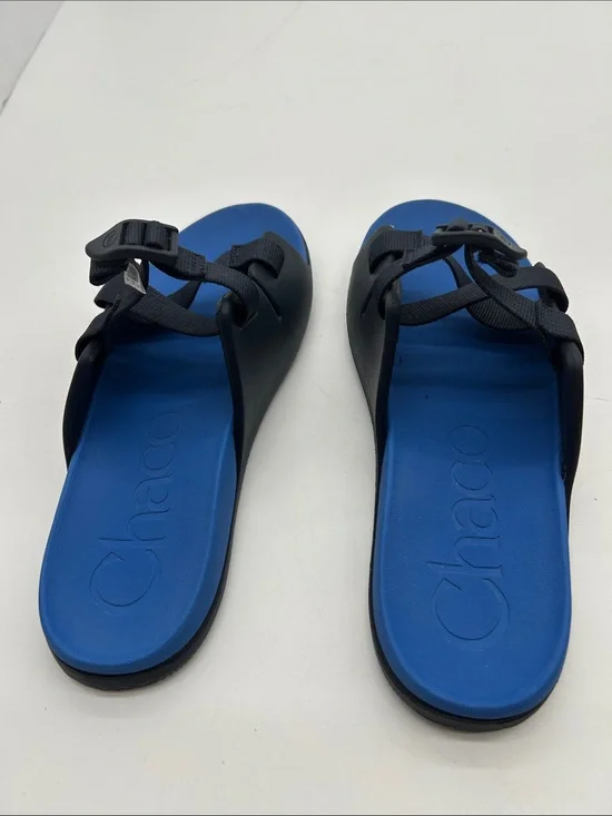 Chaco Women's Blue Slide Sandals with Adjustable Strap size 6 NWOT