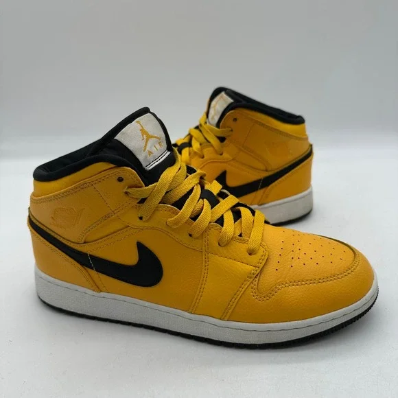 Nike 554725-700 Youth 7Y Air Jordan 1 Mid GS 