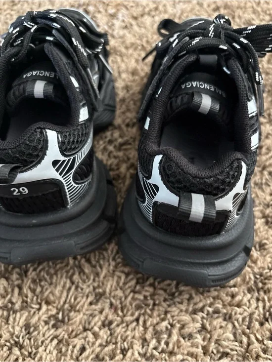 Balenciaga Kids Black Athletic Sneakers