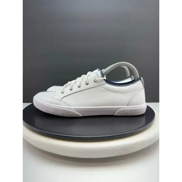Sperry Deckfin Youth Top-Sider Size 5.5 Sneaker White Casual Shoes Sneakers‎