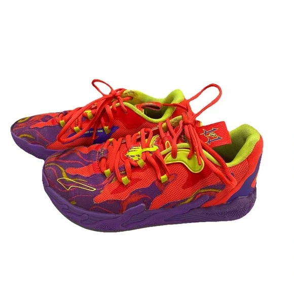 Puma Boys Sneakers Size 5.5 Not From Here 01 Of One Sport Street‎ Wear Colorful