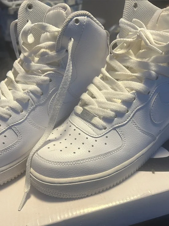 Nike White High-Top Sneakers