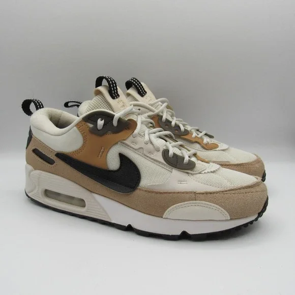 Nike Air Max 90 Futura Womens 9 Sanddrift Hemp Layered Suede DM9922-002
