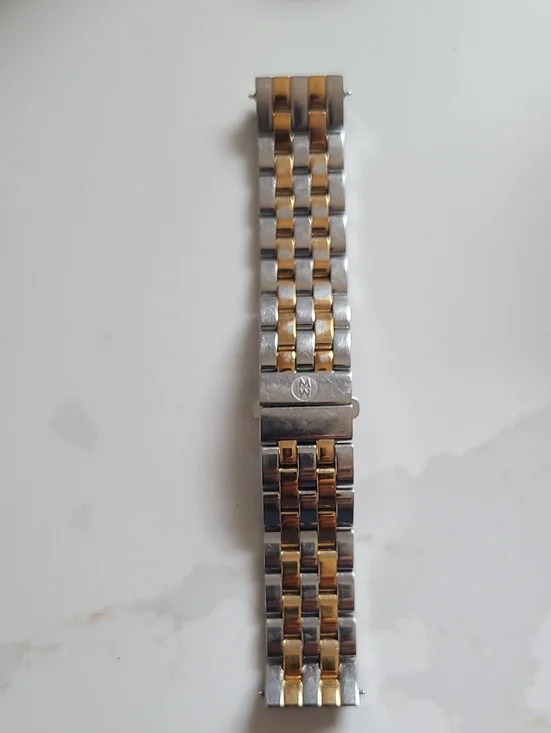 Michele Urban MINI Two-Tone Stainless Steel Watch Bracelet Band - Gold & Silver