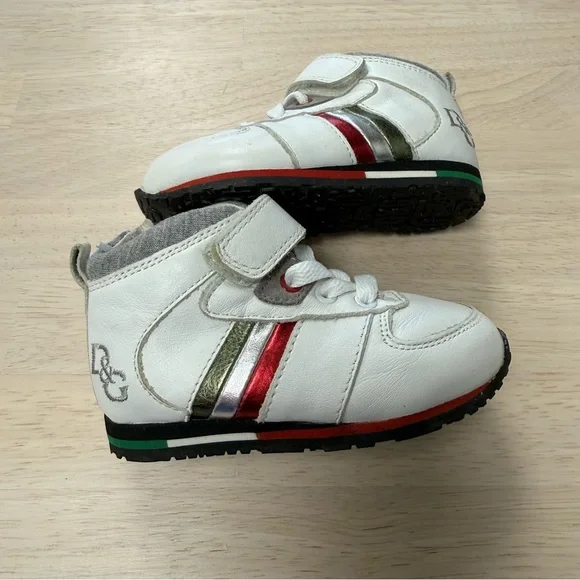 Dolce & Gabbana mid top white sneakers