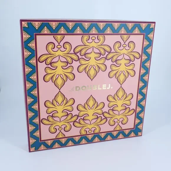 La DoubleJ Printed Designer Gift Box Purple and Pink 12