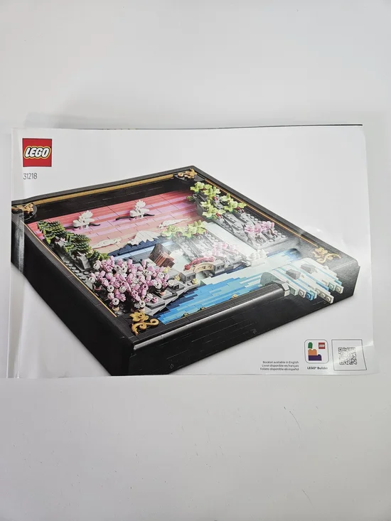 Lego 31218 Manual forART Japanese Cherry Blossom Landscape Instructions ONLY