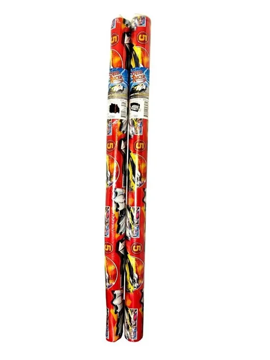 Speed Racer Gift Wrap Hallmark 2 Rolls 45 sq ft Wrapping Paper