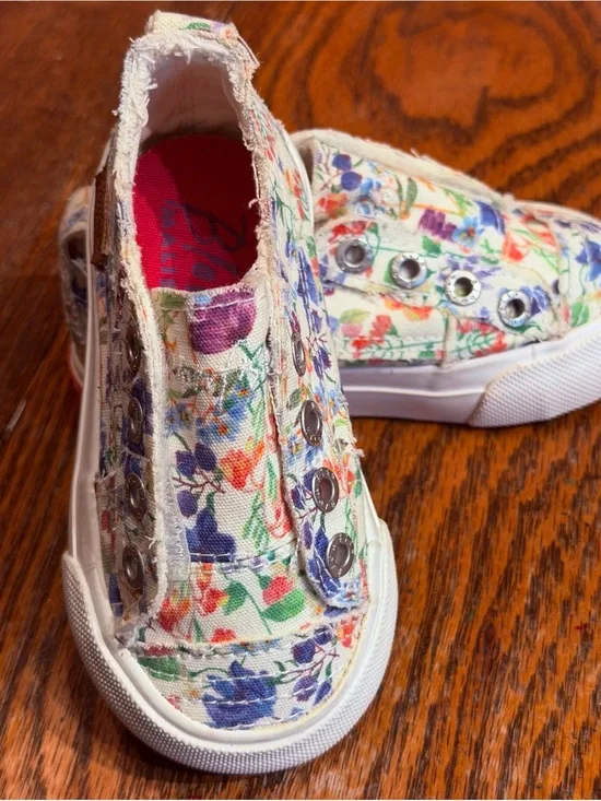 Blowfish Malibu Floral Slip-On Canvas Shoes, toddler sx 5