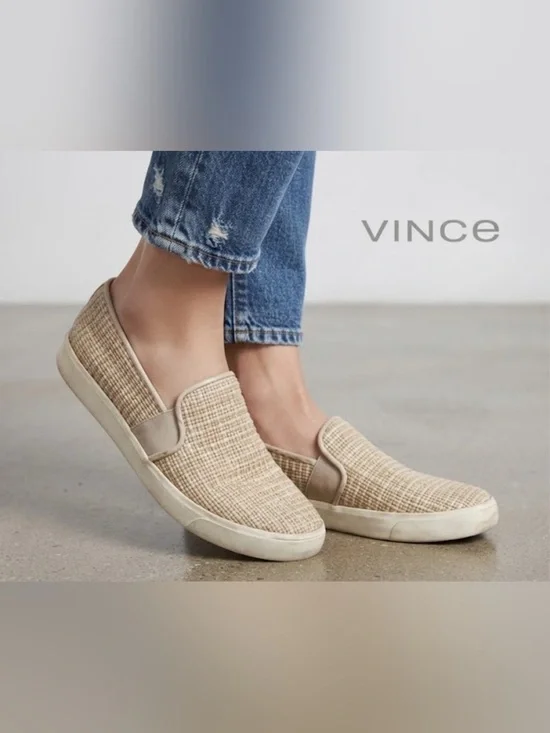 Authentic Vince slip on sneakers tennis shoes 8