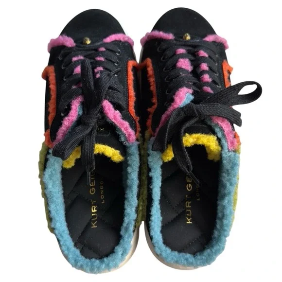 Kurt Geiger Size 37‎ 6.5 Black Kensington Cupsole Mule Sneaker