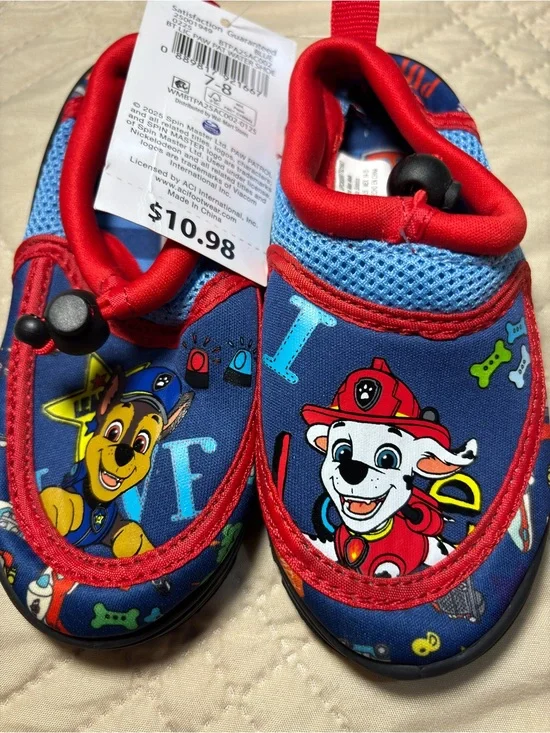 Paw Patrol 7-8 Water Slip-On Shoes