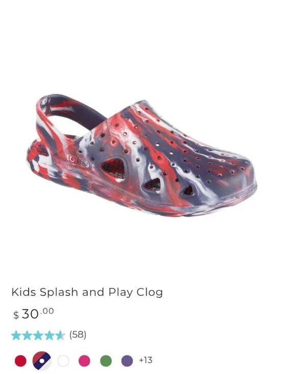 Totes Everywear Toddler Water Shoes 5-6