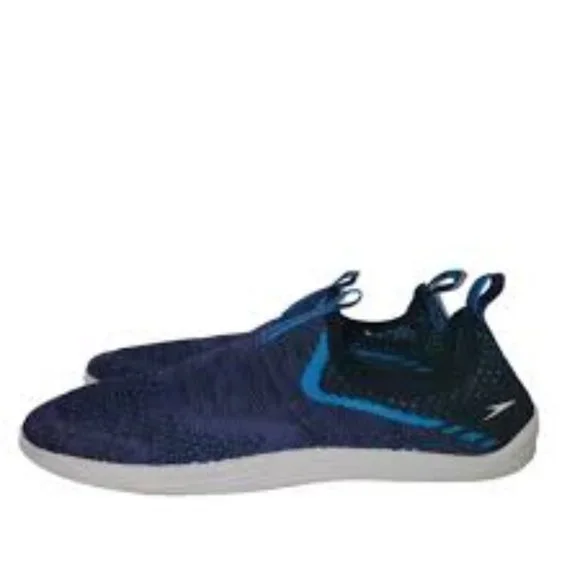 NWT Speedo Surf Strider Boys Sz 4/5 Water Shoes Boys Swim Blue‎ NEW Slip on