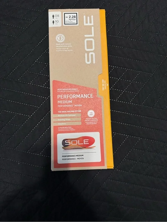 Performance Medium Insoles - Yellow/Orange