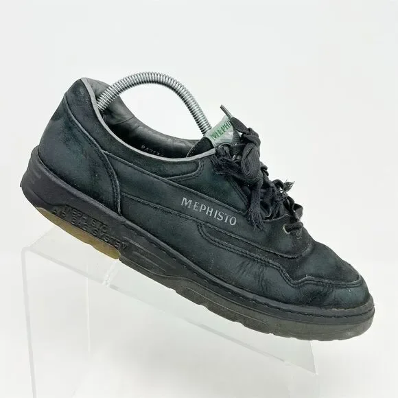 Mephisto Women's Black Lace Up Walking Shoes Size 8.5 Casual Comfort