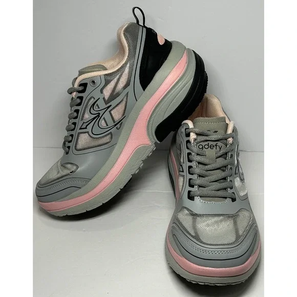 Gdefy TB9022FGP-M Women's Athletic Walking Shoes Gray‎ Pink VersoShock Size 6.5