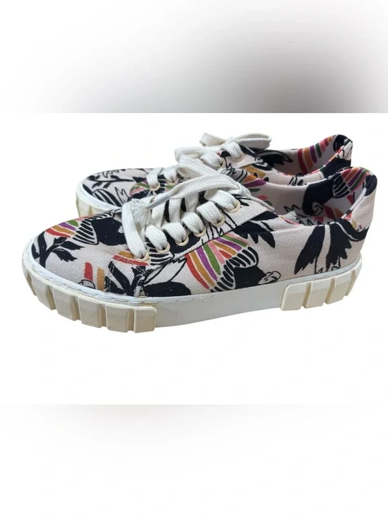 Farm Rio‎ Women’s Floral Canvas Lace-Up Sneakers Multicolor Size EUR 39