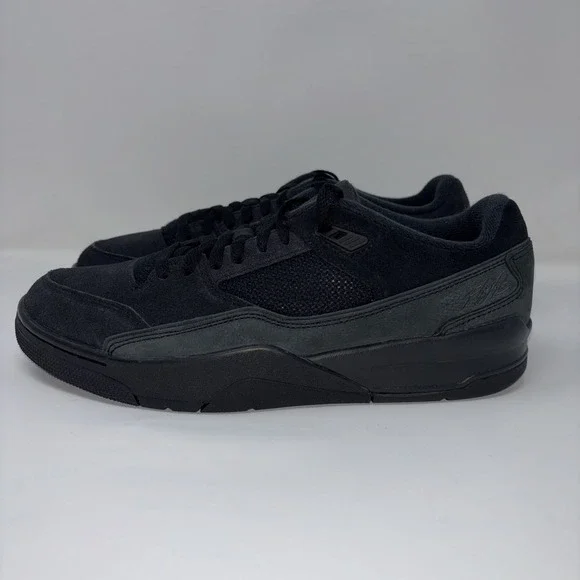 Jordan Flight Court Black Anthracite Men's 10.5 Skate Sneakers Suede HF3255-010