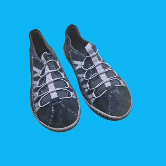Rocket Dog Bungee Slip On Sneakers Womens Size‎ 9 Black Suede Excellent