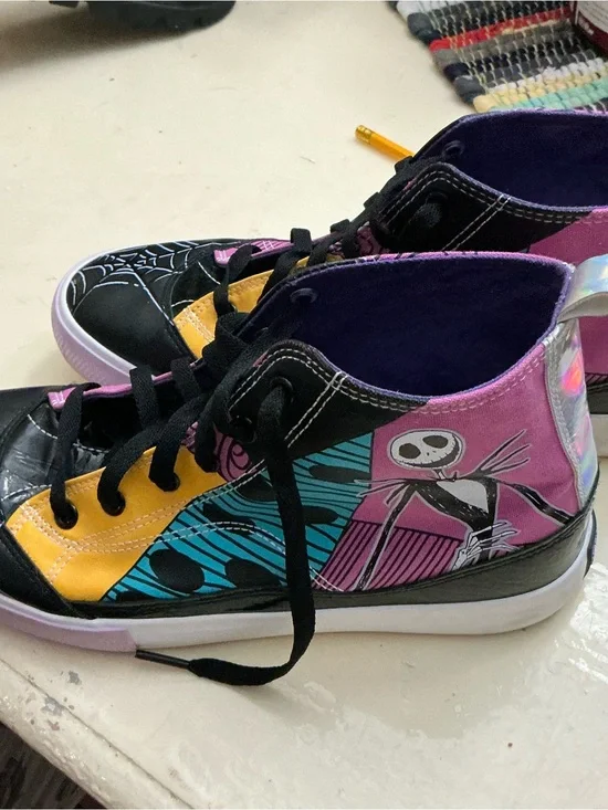 Disney Nightmare Before Christmas High Top Sneakers  Womens Size 10