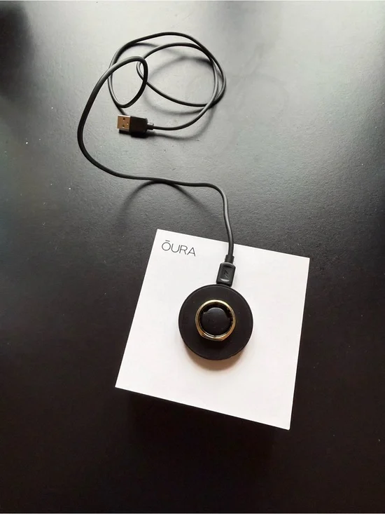 Oura Gen3 Heritage Gold Size 9 with Box and Charger