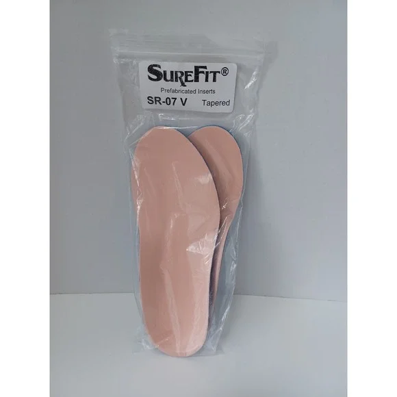 SureFit Prefabricated Inserts SR-07T Tapered Diabetic Insoles Pain‎ Relief