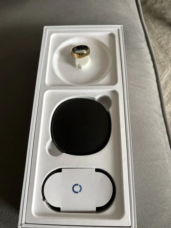 Gold and Black Smart Activity Ring by