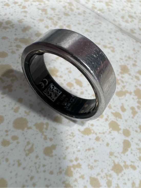 Oura Gen 3 HeritageSmart Ring in Silver-Size 11
