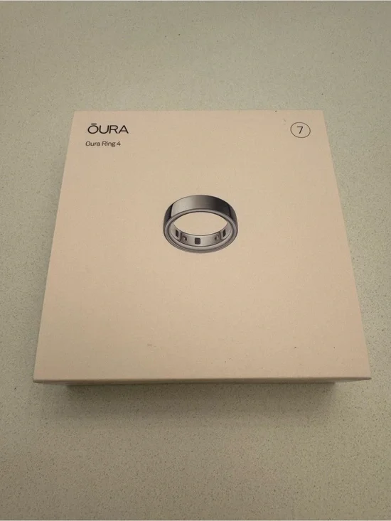 NEW & UNOPENED Oura Ring 4 – Silver – Size 7