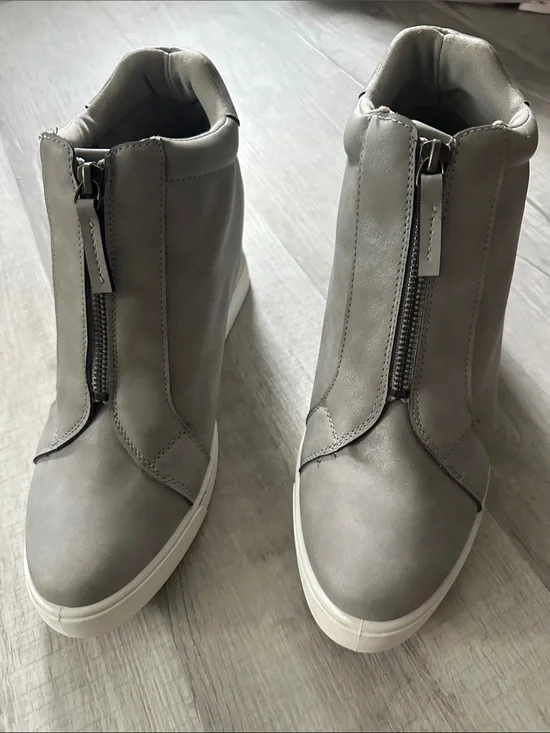 Maurices Fashionable Front-Zip Wedge Sneakers