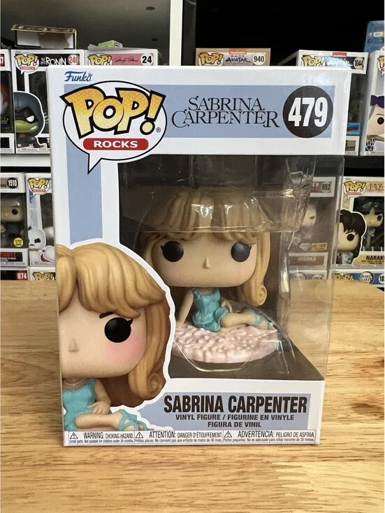 IN HAND NEW Sabrina Carpenter Funko Pop #479 Short Sweet Rocks Nightgown Vinyl
