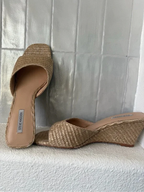 Steve Madden  Wedge Slide Sandals
