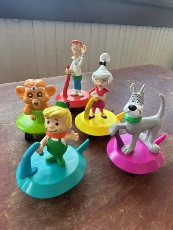 Vintage 1990 The Jetsons The Movie Wendy's Kids Meal Toy Figure Lot Set of 5