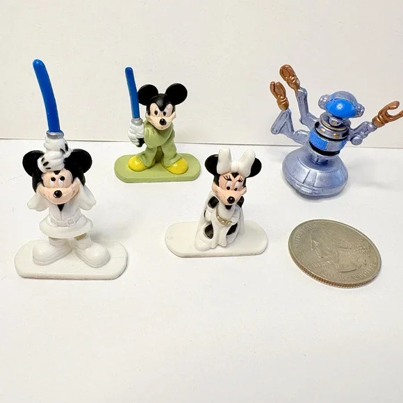 Disney Parks Star Wars Pack Series 4 Mini Figures Lot Of Mickey Mouse Luke Rex