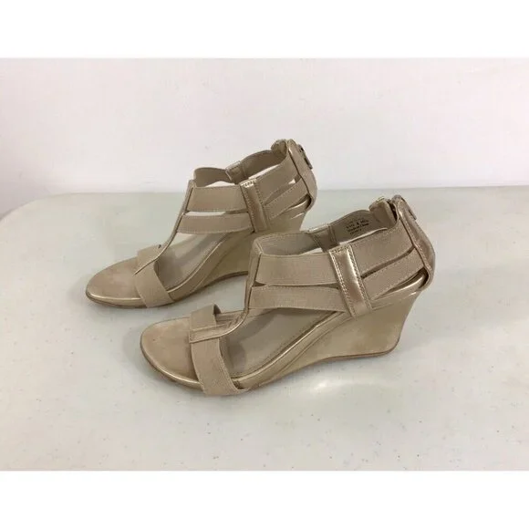 Kenneth Cole Wedge Sandals Womens 6