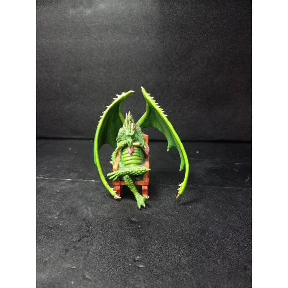 Hamilton Collection Foldin' Freddy, Hold'em or Fold'em Poker, Dragon Figure Flaw