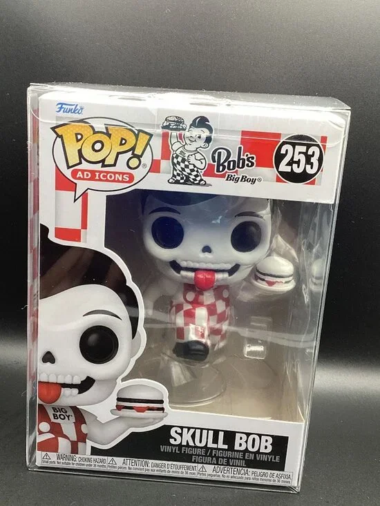 Funko Pop! Bob's Big Boy Skull Bob #253 Vinyl Figure w/ Pop Protector Brand New!