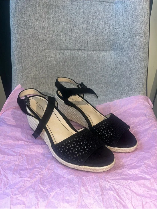 Vionic Espadrille Wedge Sandals