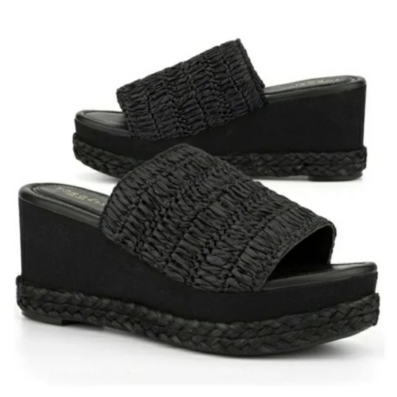 Torgeis New York Neith wedge sandals 8
