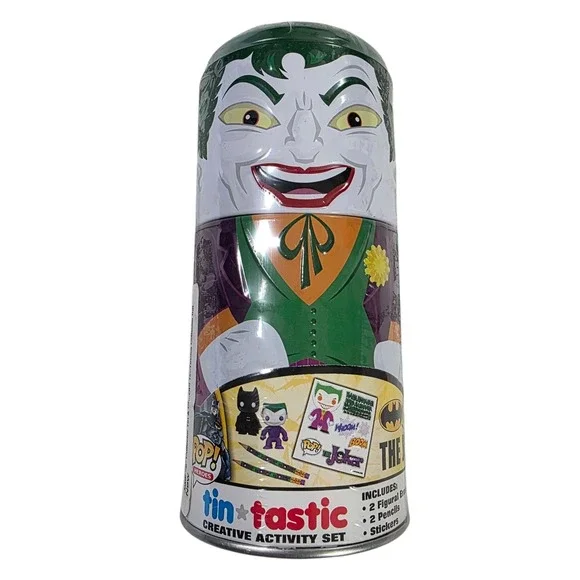 NIP Funko‎ Pop Joker Collector Tin Creative Activity Set Collectibles Batman