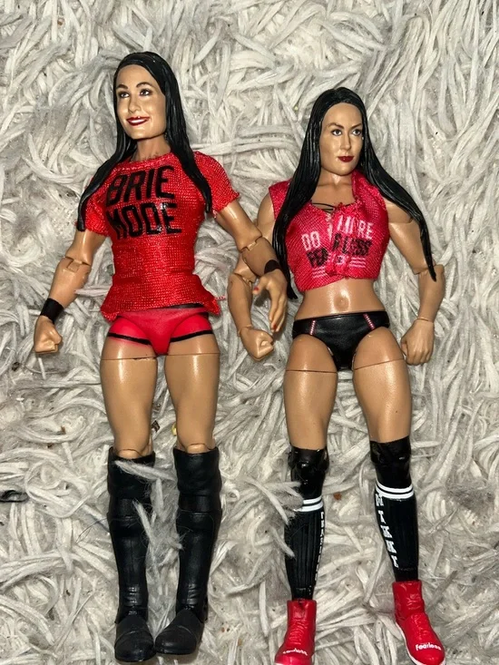 Nikki and Brie wwe figure