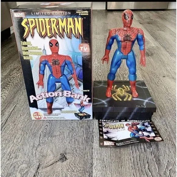 Marvel Spider-Man Action Bank Limited Edition Seen on TV 11 1/2