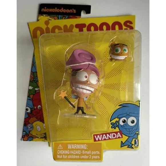 2012 Nickelodeon Nicktoons the Fairly Odd Parents Wanda and Fish Figurine NEW