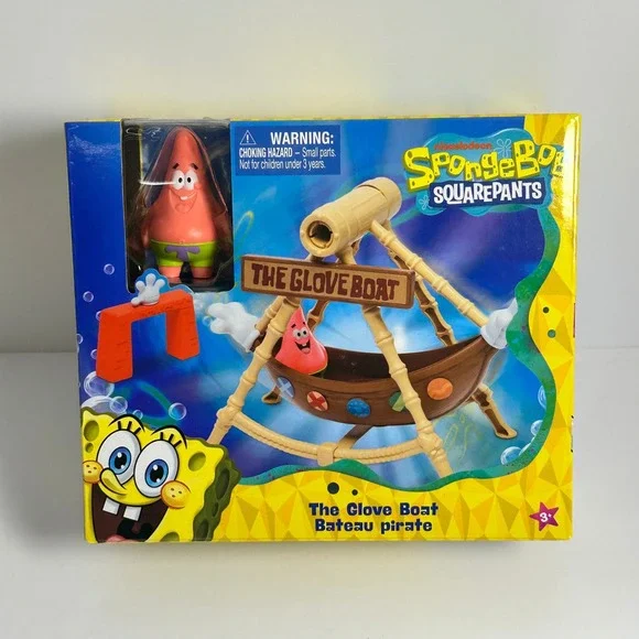 Legend Toys SpongeBob SquarePants The Glove‎ Boat Kids Playset Patrick Star New