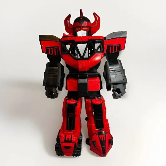 Fisher-Price Imaginext Power Rangers Red & Black Morphin Megazord Playset RARE