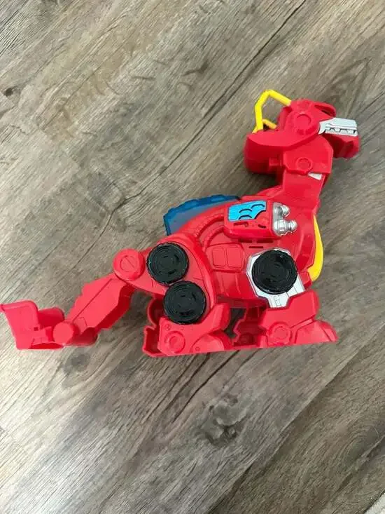 Mattel Dinotrux Mega Chompin' Ty Rux Red T-Rex Construction Toy