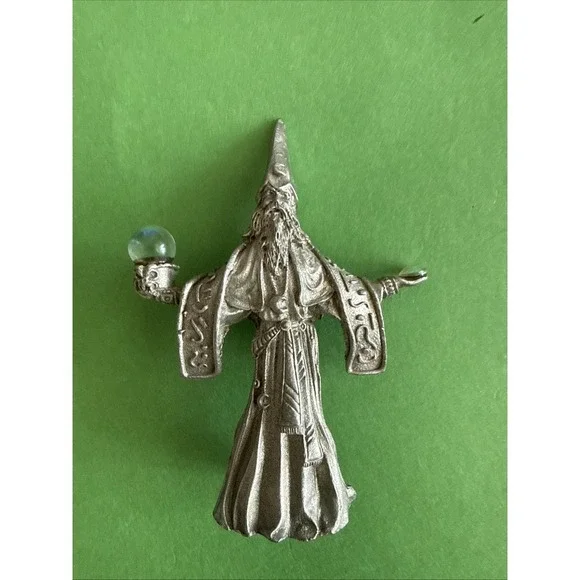 1991 Vintage Maurus Gallo Pewter Fantasy Wizard Figure‎ No Call Outs